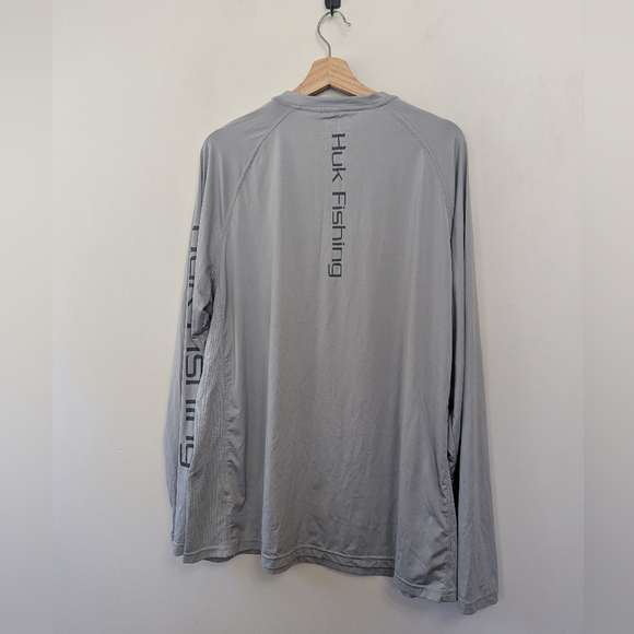 Huk Fishing Pursuit Performance Crew Long Sleeve Shirt - Picture 6 of 11